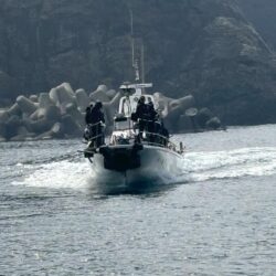 兵庫県三尾（前田渡船）で磯釣り